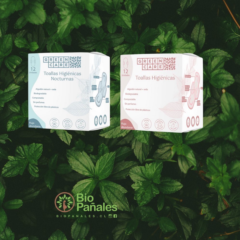 Toallas Higienicas Greencare sentirás la seguridad que necesitas para dormir tranquilamente durante toda la noche. Fabricadas con suaves y absorbentes materiales biodegradables, garantizan que no hayan derrames ni malos olores, para que puedas disfrutar de una noche fresca, cómoda y sin la preocupación de estar generando desechos plásticos que perduran durante cientos de años en nuestro planeta.
¡Prueba las toallas higiénicas femeninas de noche y siente la diferencia!
Caracteristicas Especificas
- 12 unidades
- Algodón Natural + Seda
- 100% Biodegradable
- 100% Compostable
- Sin perfumes
- Sin plásticos
- Libre de crueldad animal