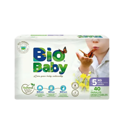 Pañal BioBaby XG. 11 a 14kg. 40un.