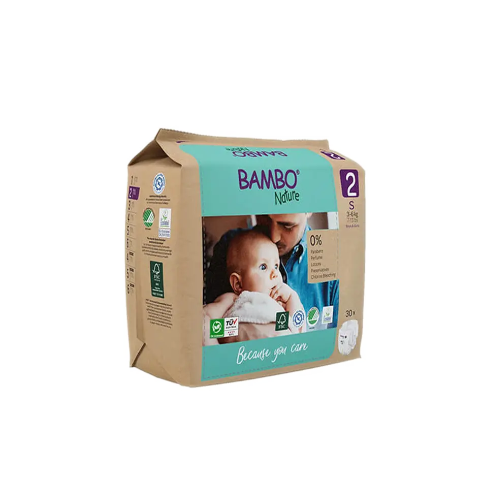 bambo 2 Pañal Bambo S. 3 a 6kg. 30un. - Imagen 1