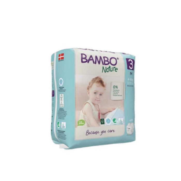 bambo 3ch Pañal Bambo M. 4 a 8kg. 28un. - Imagen 1