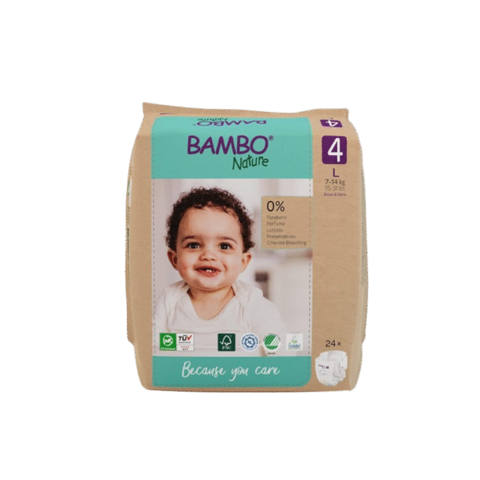 bambo 4ch Pañal Bambo L. 7 a 14kg. 24un. - Imagen 1