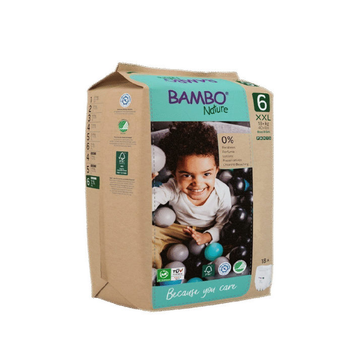 bambo 6 Calzón Bambo XXL. Más de 18kg. 18un. - Imagen 1