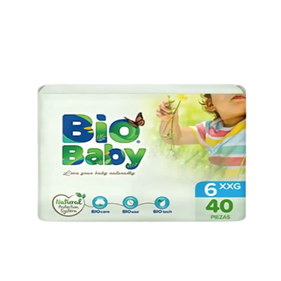 biobaby 6ch Pañal BioBaby XXG. Mas de 14,5kg. 40un. - Imagen 1