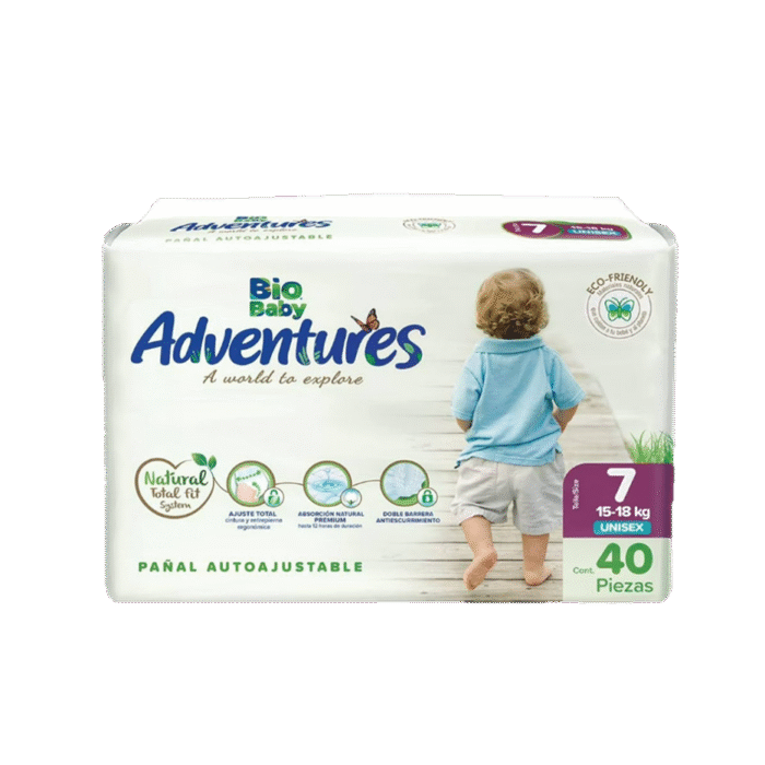 biobaby 7ch Pañal BioBaby XXXG. 15 a 18kg. 40un. - Imagen 1