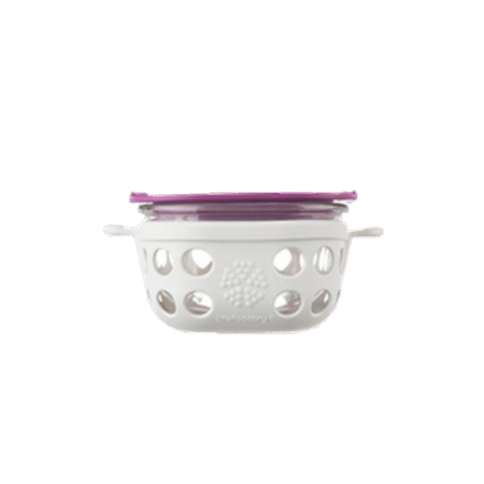 Contenedor de vidrio con funda de silicona. 240 ml. - Imagen 1