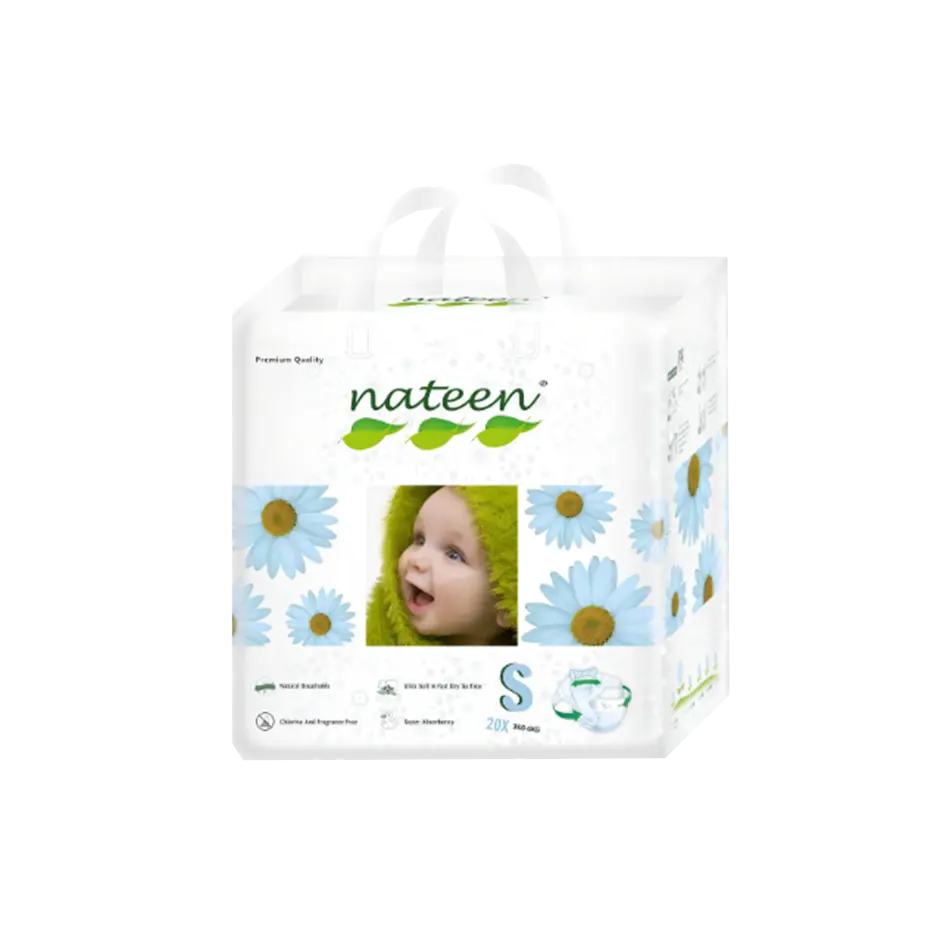 nateen 2ch Pañal Nateen S. 3 a 6kg. 20un. - Imagen 1
