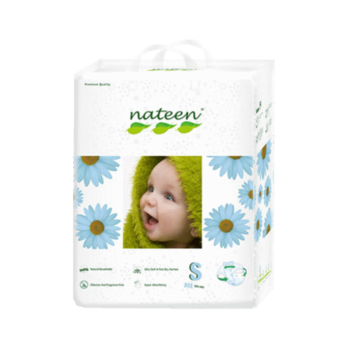 Pañal Nateen S. 3 a 6kg. 80un. - Imagen 1