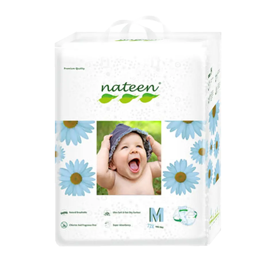 nateen 3g Pañal Nateen M. 4 a 9kg. 72un. - Imagen 1